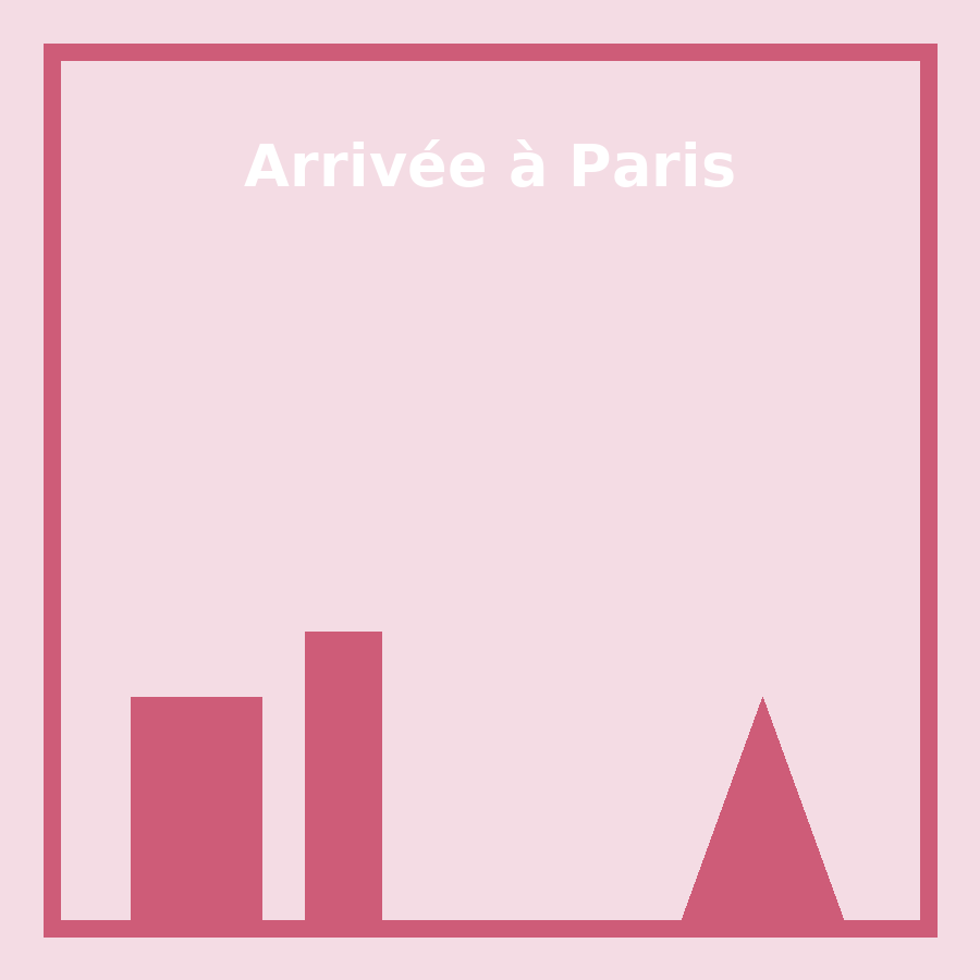 Arrivée à Paris